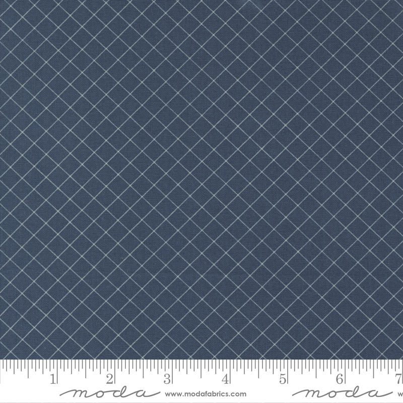 Sunnyside Graph Navy - Quilt Fabric