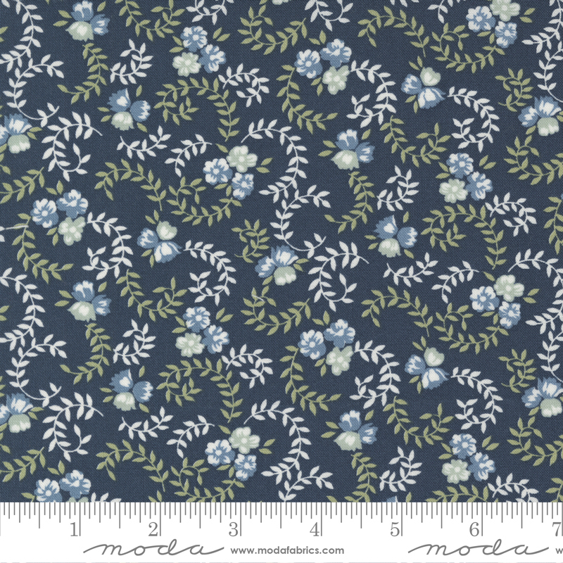 Sunnyside Daydream Navy - Quilt Fabric