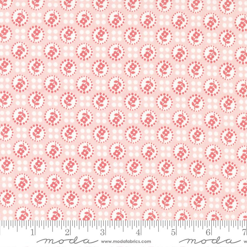 Lighthearted Sweet Light Pink - Blenders Dots - Quilt Fabric