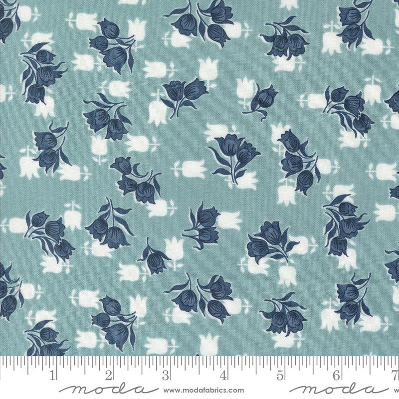 Rosemary Cottage Sky - Quilt Fabric