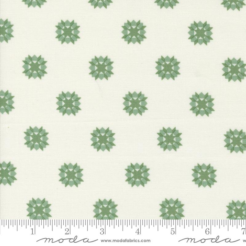 Rosemary Cottage Cream Sage - Quilt Fabric