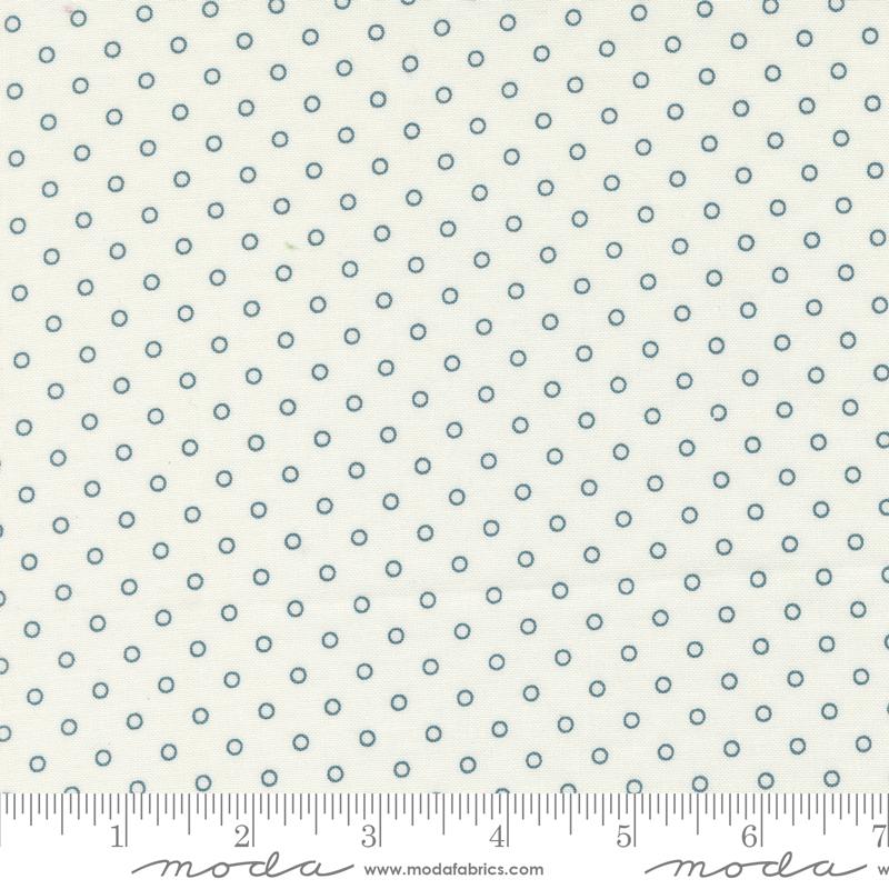 Rosemary Cottage Cream Navy - Quilt Fabric