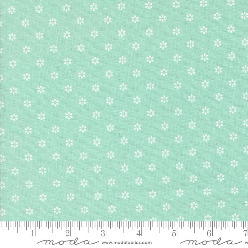 Summertime Circles Aqua - Quilt Fabric