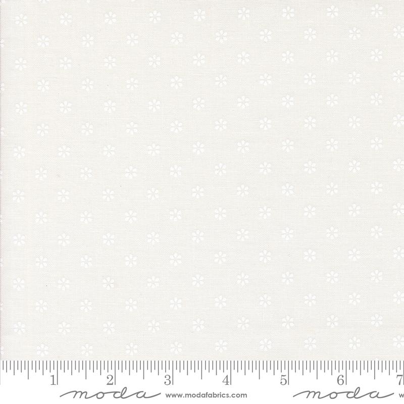 Summertime Circle Cream White - Quilt Fabric