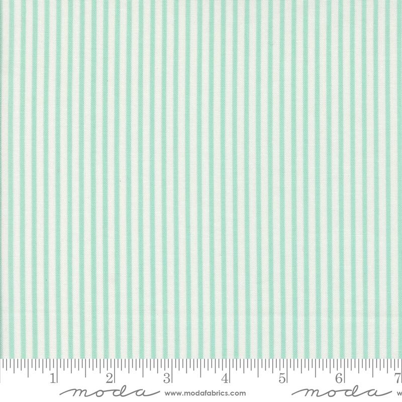 Summertime Line Aqua - Quilt Fabric