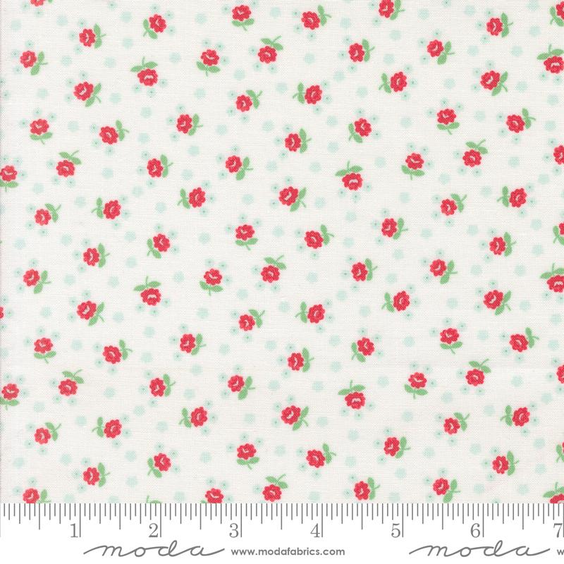 Summertime Floral Cream - Quilt Fabric