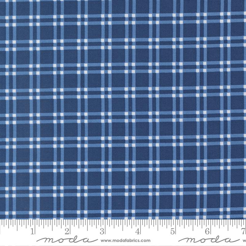 Blueprint Gingham Navy - Quilt Fabric