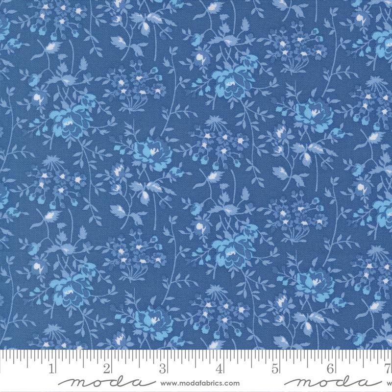 Blueprint Floral Sea - Quilt Fabric