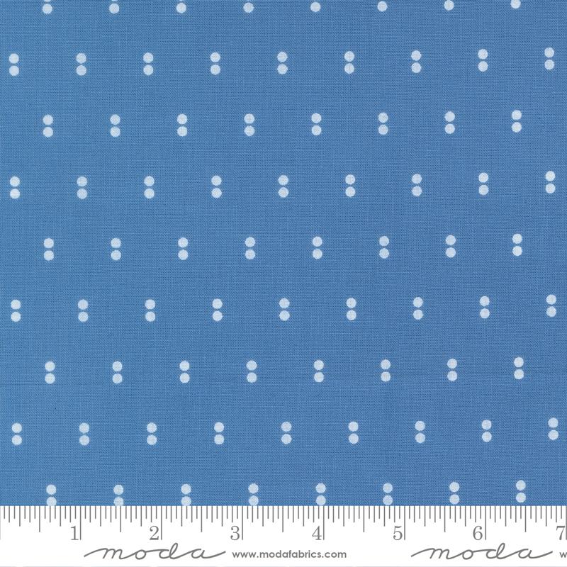 Blueprint Dots Blue - Quilt Fabric