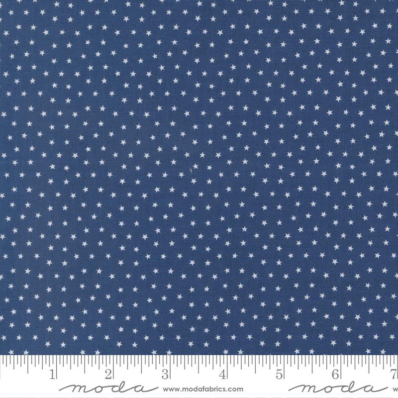 Blueprint Stars Navy - Quilt Fabric