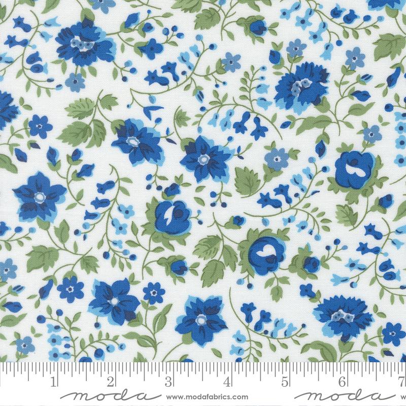 Blueprint Vineyard White Multi - Quilt Fabric