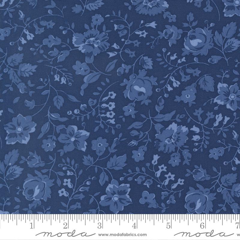 Blueprint Vineyard Navy - Quilt Fabric
