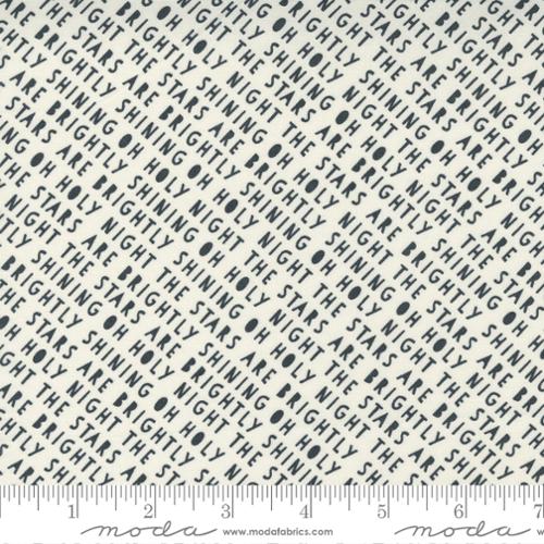 Red Barn Christmas Vanilla - Oh Holy Night - Fabric