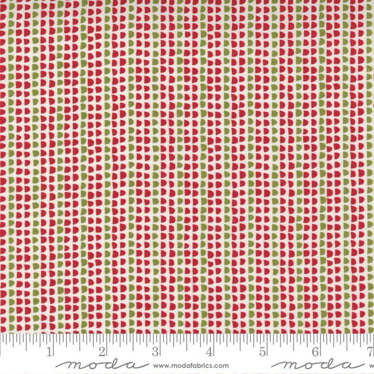 Red Barn Christmas Multi - Santas Bag Half Circle - Fabric