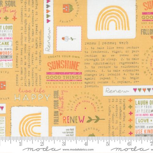 Renew Daily Guide Sunshine - Quilt Fabric