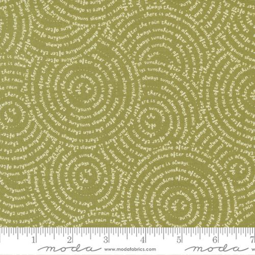 Renew Swirl Grass - Quilt Fabric