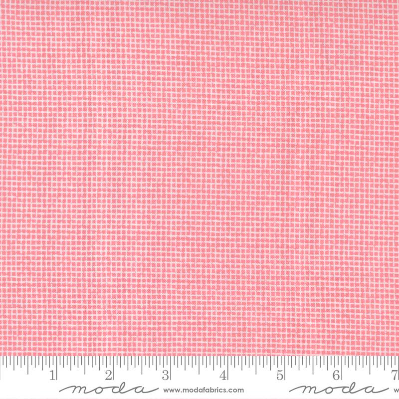 Renew Grid Strawberry - Quilt Fabric