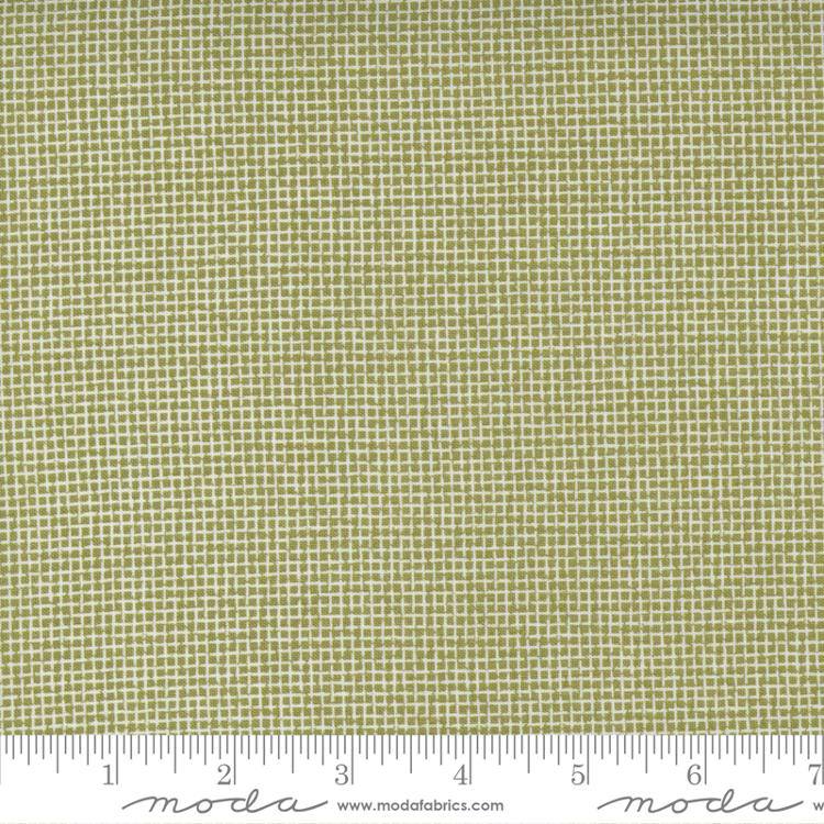 Renew Grid Grass - Quilt Fabric