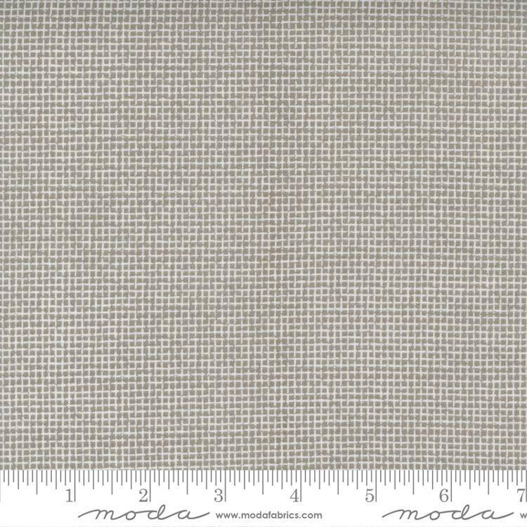 Renew Grid Pebble - Quilt Fabric
