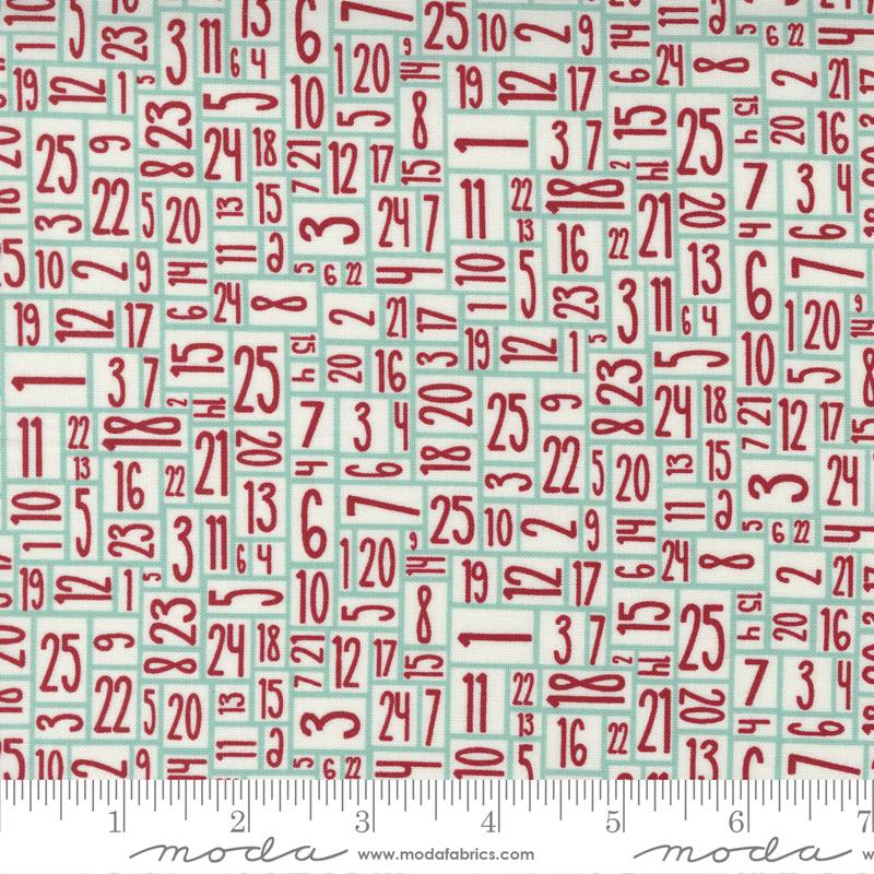 Snowkissed Red Splash - Quilt Fabric