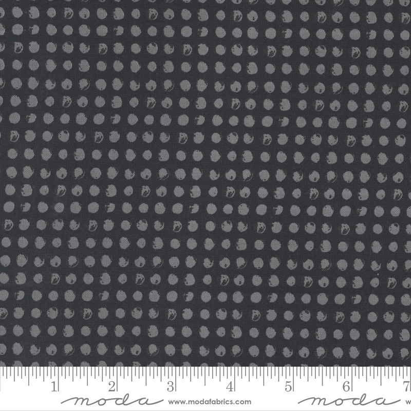 Late October Black - Dots - Quilt Fabric
