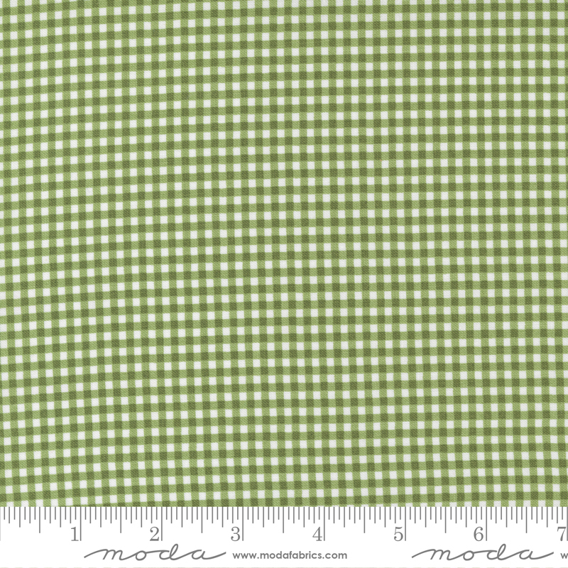 Graze Farmhouse Green - Quilt Fabric, zoomed in. Select this picture to zoom back out.