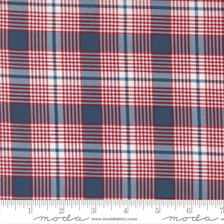 Stateside Plaid Navy - Checks and Plaids - Quilt Fabric
