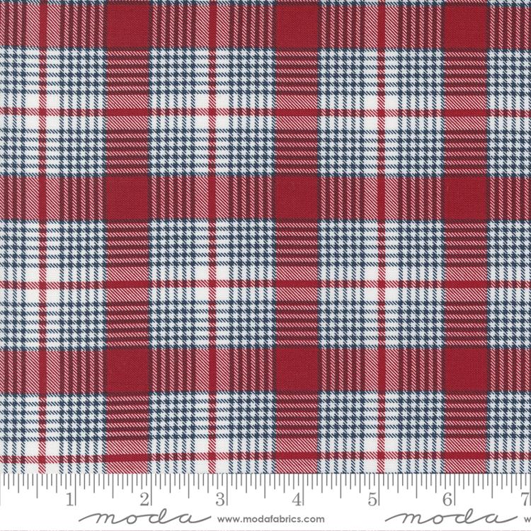 Stateside Plaid Apple Red - Checks and Plaids - Quilt Fabric