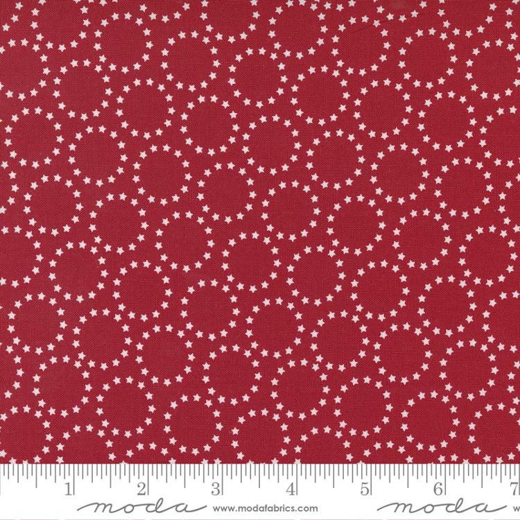 Stateside Stars Apple Red - Quilt Fabric