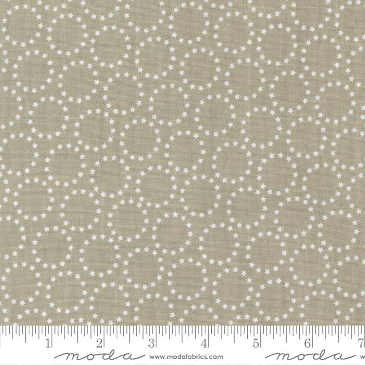 Stateside Stars Taupe - Blenders Stars Circles - Fabric