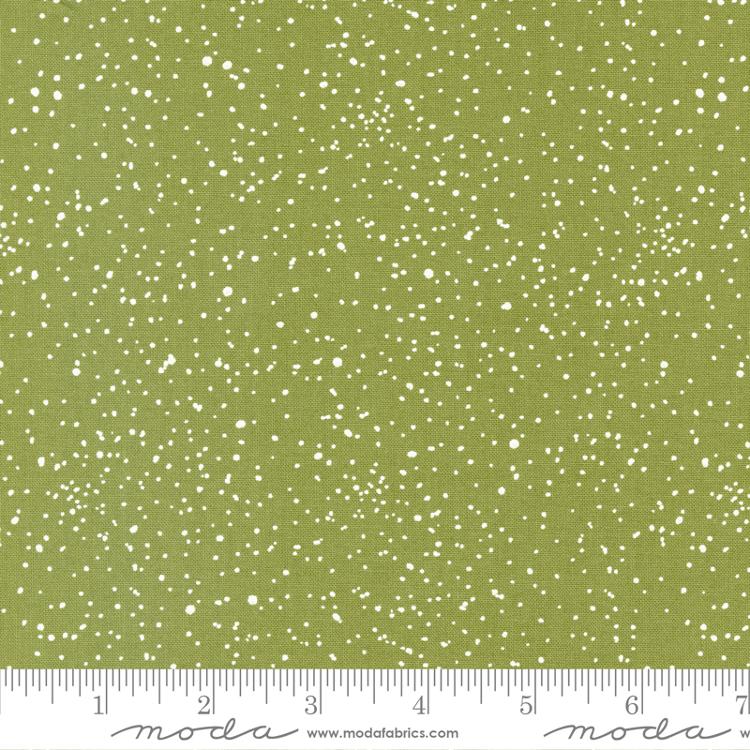 Blizzard Pine - Flurries Dots Snow - Quilt Fabric