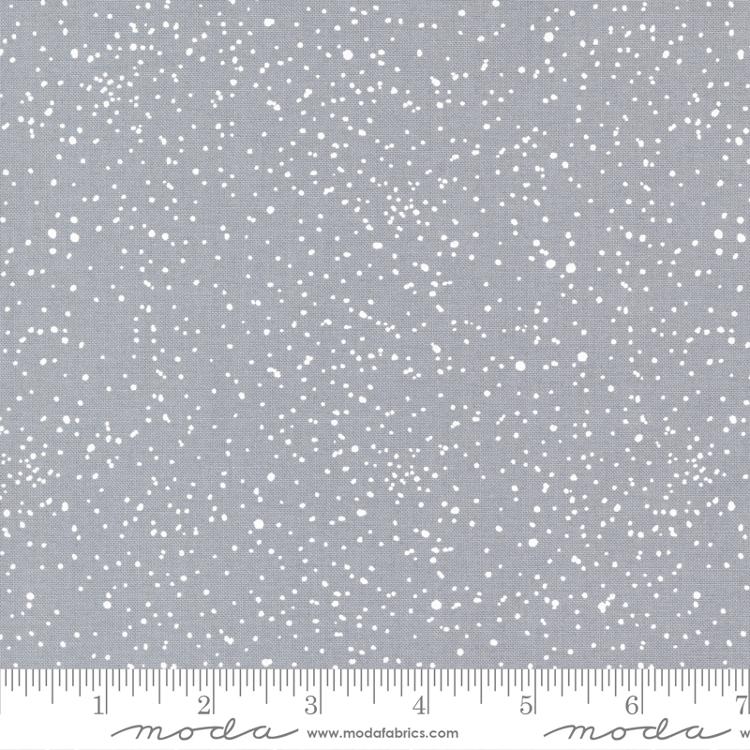 Blizzard Fog - Flurries Dots Snow - Quilt Fabric