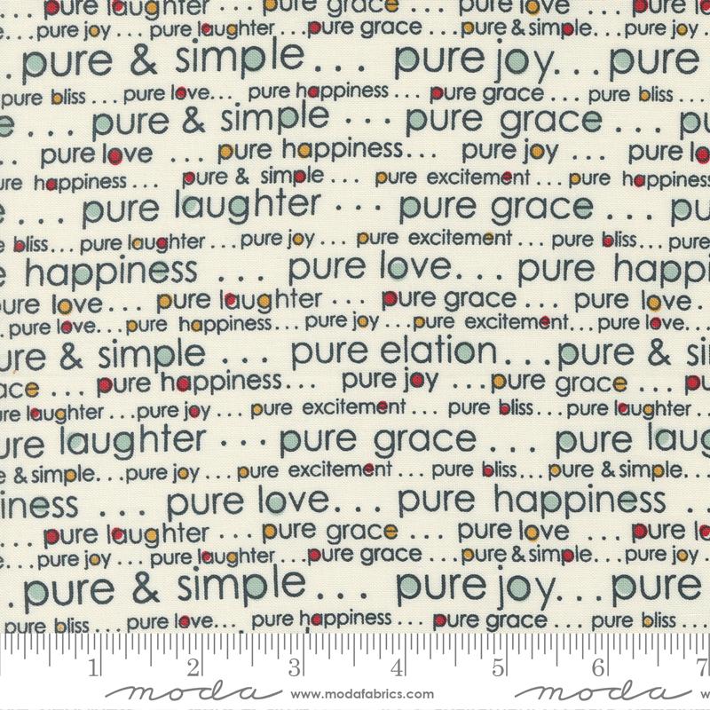 Vintage Pure And Simple Cream - Quilt Fabric