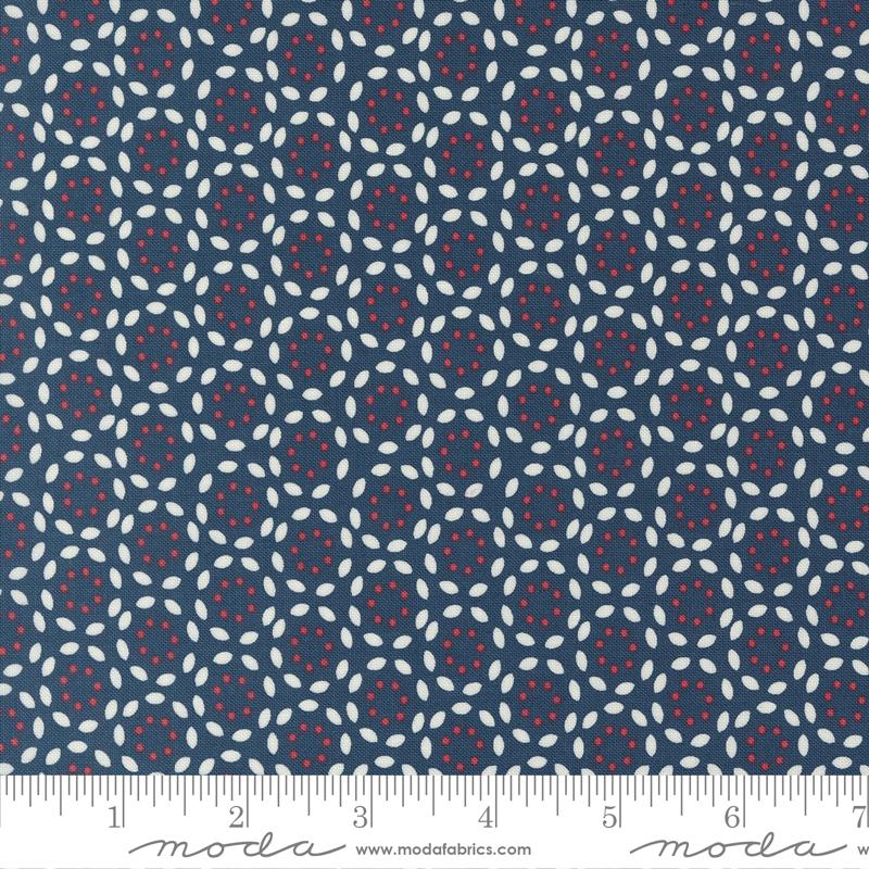 Vintage Petals Navy - Quilt Fabric