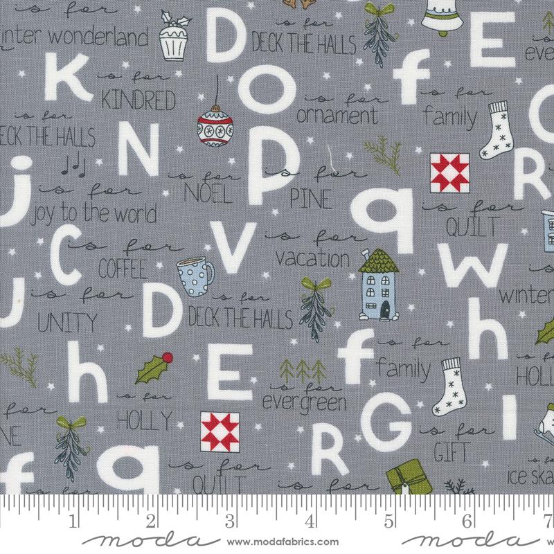 On Dasher - A To Z Stormy - Quilt Fabric