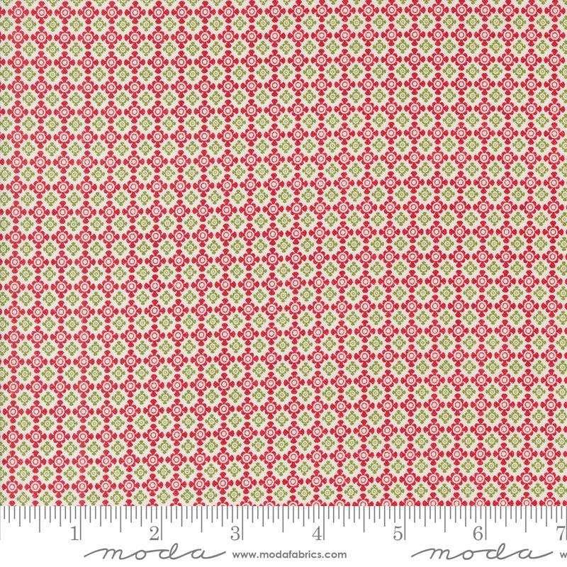 On Dasher Reindeer Candy Red - Quilt Fabric