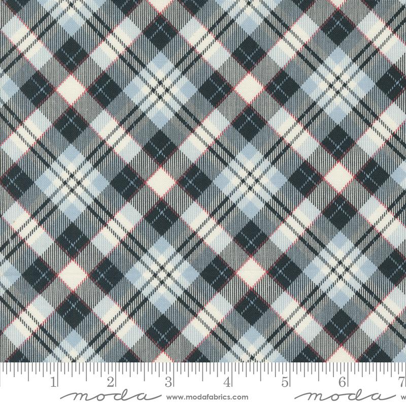 On Dasher Plaid Frost - Quilt Fabric