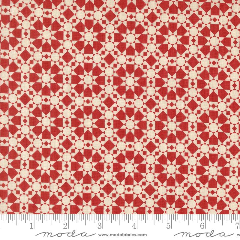 Threads Stars - Red - Quilt Fabric