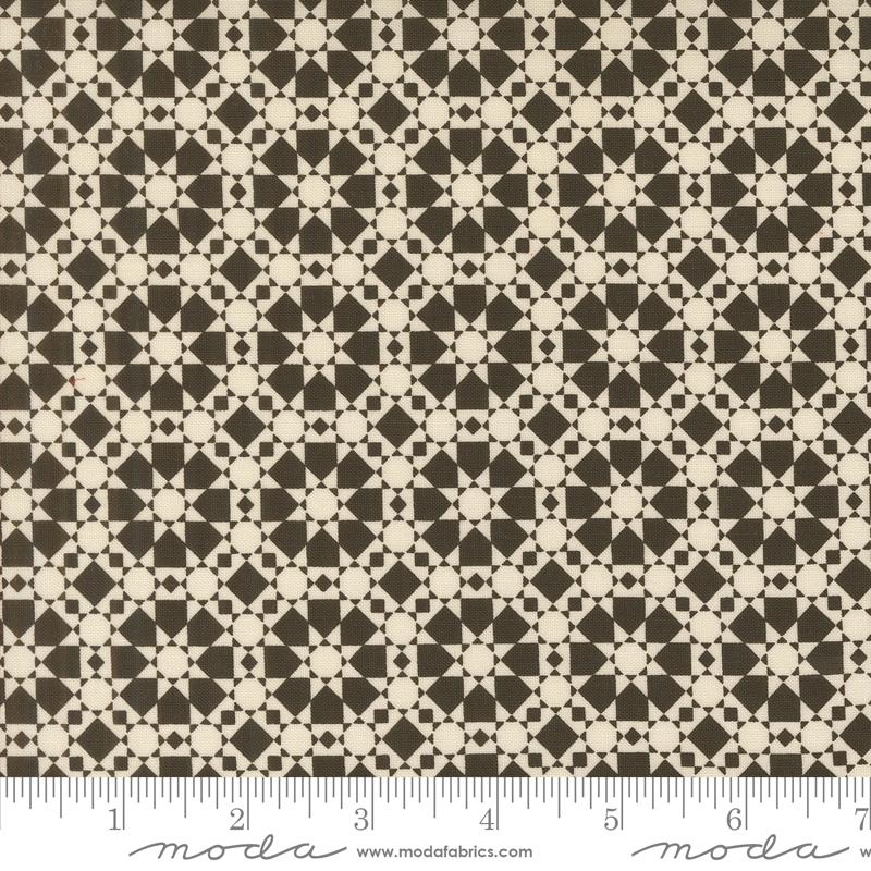 Threads Stars - Black - Quilt Fabric