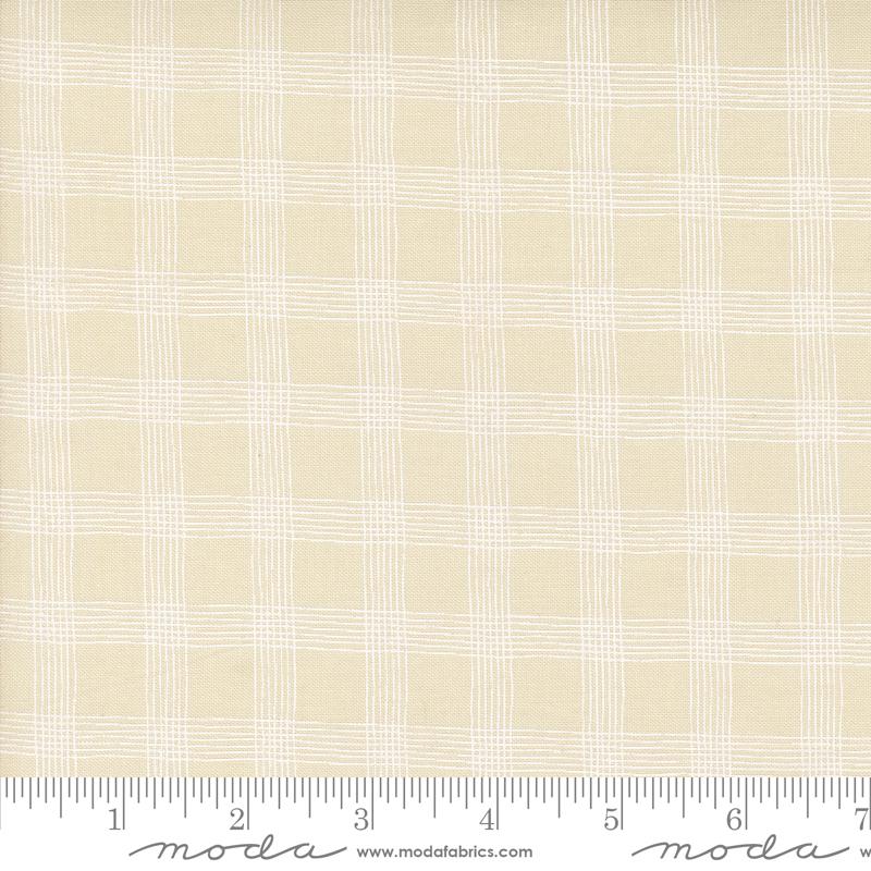 Threads Plaid - Porcelain White - Quilt Fabric