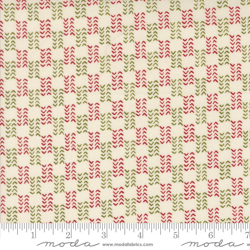 Emmitt and Ivy Sweater - Vanilla - Christmas Quilt Fabric