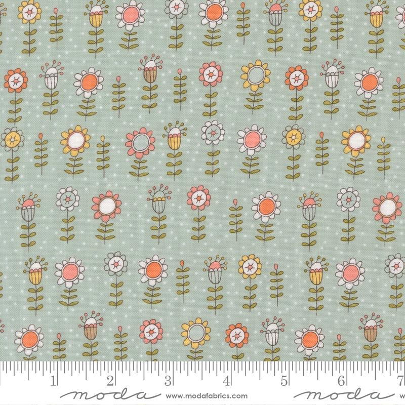 Lucky Bloom Sky - Quilt Fabric