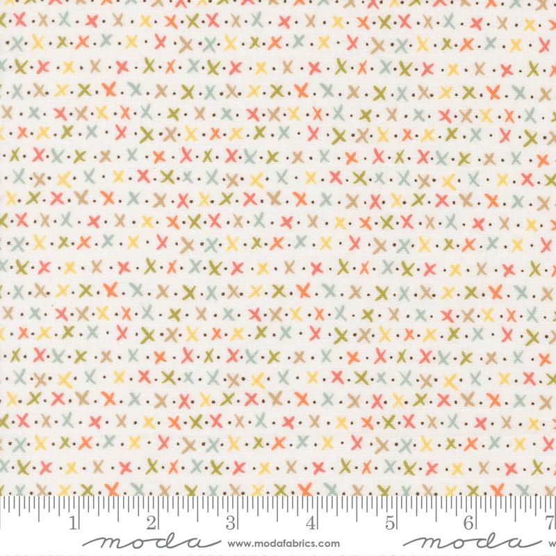 Lucky Xs and Os Cloud - Quilt Fabric