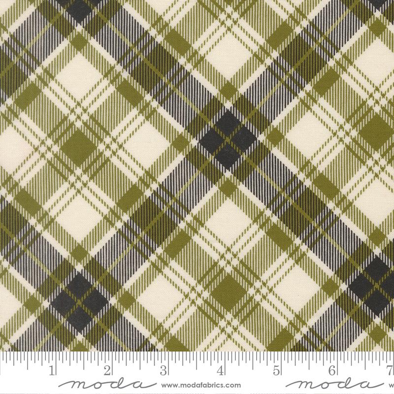Chilly Christmas Plaid Pine - Quilt Fabric