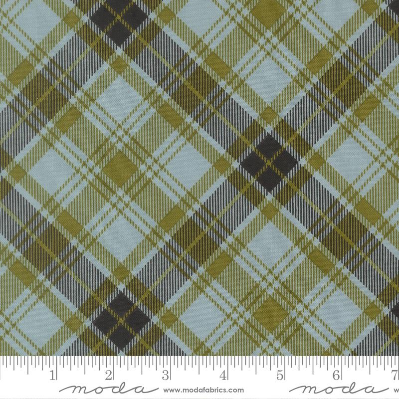 Chilly Christmas Plaid Storm - Quilt Fabric