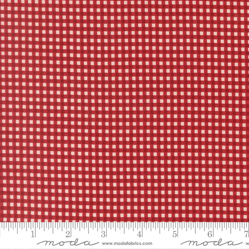 Chilly Gingham Red - Quilt Fabric