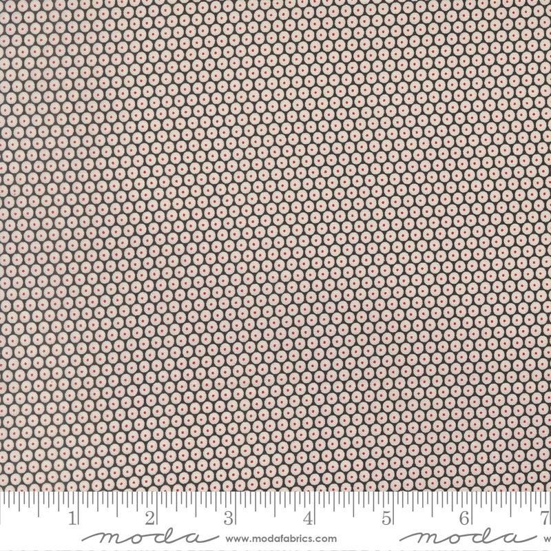 Chilly Snowball Coal - Quilt Fabric