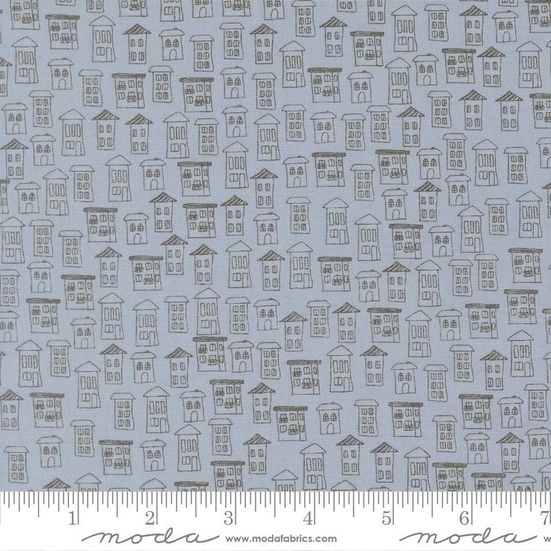 Independence Day Homes Splash - Quilt Fabric