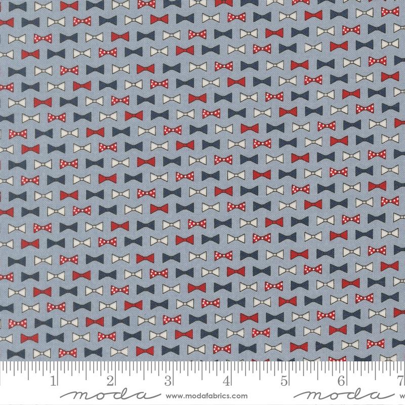 Independence Day Bowtie Splash - Patriotic Quilt Fabric