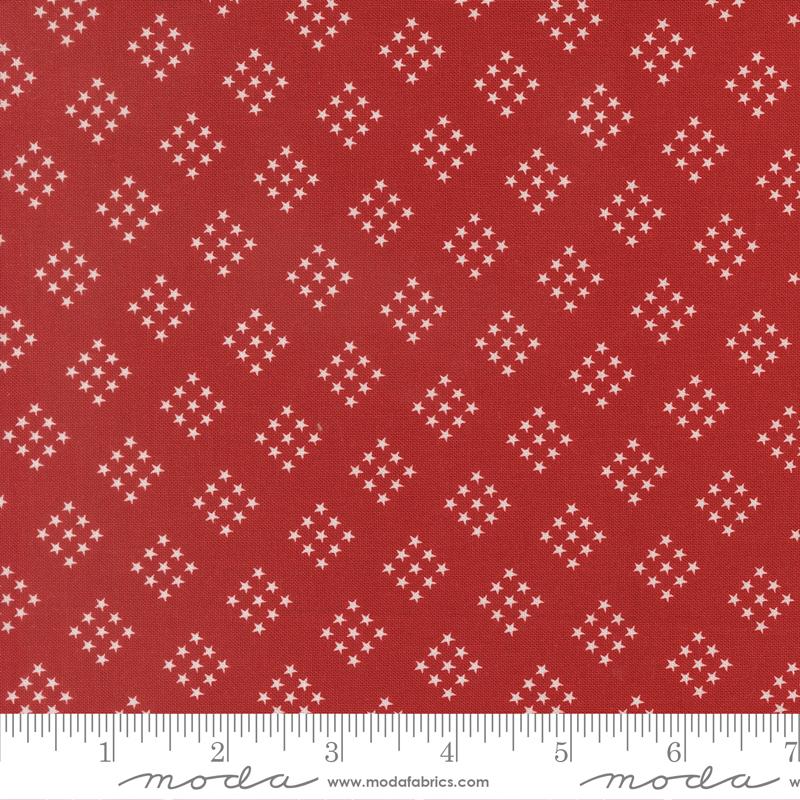 Independence Day Stars Red - Patriotic Quilt Fabric